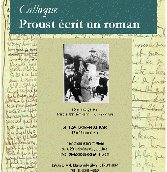 Colloque franco-brésilien, « Proust écrit un roman »