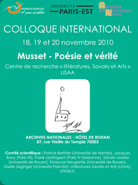 Musset.Poésie et vérité.