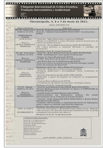 Premier symposium de Critique génétique et traduction au Brésil.