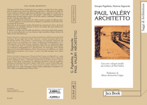 Giorgio Pigafetta et Patricia Signorile : Paul Valéry architetto