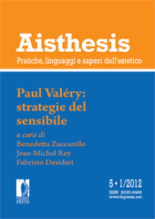 Nouveau n° de la revue Aisthesis : « Paul Valéry : stratégies de la sensibilité » (1/2012)