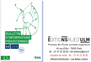 « Bulletin d’informations proustiennes » n° 44, 2014