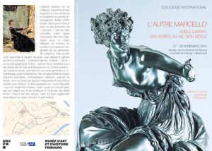 COLLOQUE INTERNATIONAL L’AUTRE MARCELLO.  ADELE D’AFFRY, SES ECRITS, SA VIE, SON SIECLE