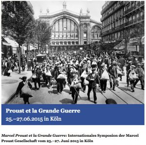 Colloque « Marcel Proust et la Grande Guerre »