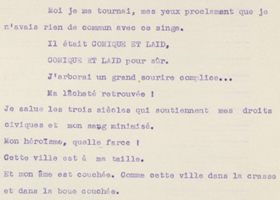 Manuscrits francophones. Séminaire : avant/inter textes, inter/avant textes : génétique et intertextualité  2017/2018