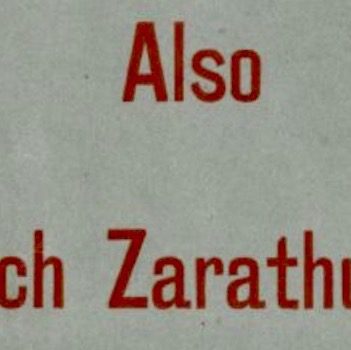 Le Zarathoustra de Nietzsche. Traduction, commentaire, interprétation / 2020-2021