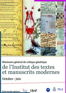 Séminaire général de critique génétique / 2022-2023