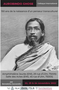 [Colloque international] Aurobindo Ghose : 150 ans de la naissance d’un penseur transculturel