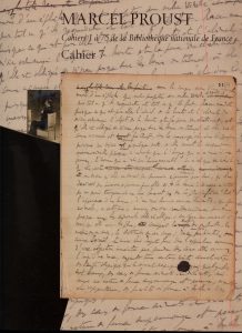 Proust, Cahier 7, édition fac-similé, critique et génétique