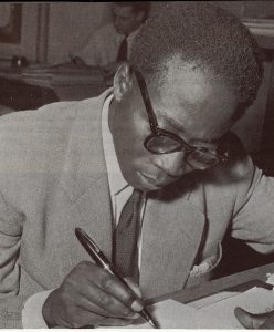 Cheikh Thiam (Amherst College), « Négritude, modernité et l’avenir des études africaines ». Martin Mourre (IMAf), « Senghor, Cheikh Anta Diop et l’histoire politique du Sénégal indépendant ».