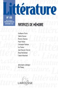 Artifices de mémoire, sous la direction de Guillaume Perrier