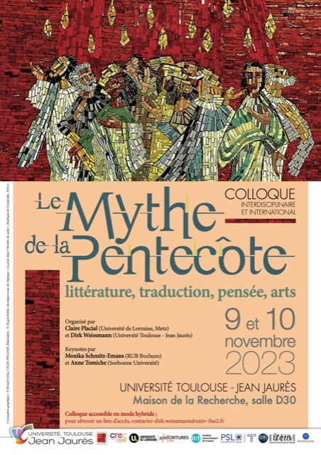 Colloque international  Le Mythe de la Pentecôte : littérature, traduction, pensée, arts