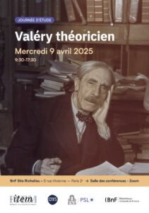 Journée d’étude : Valéry théoricien