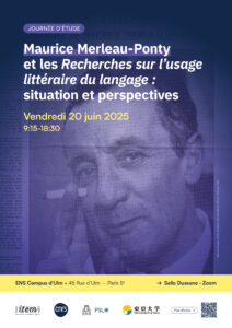 Maurice Merleau-Ponty et les Recherches sur l’usage littéraire du langage : situation et perspectives