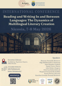 International conference « READING AND WRITING IN AND BETWEEN LANGUAGES: THE DYNAMICS OF MULTILINGUAL LITERARY CREATION »