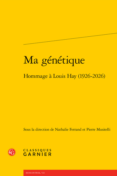 Ma génétique. Hommage à Louis Hay (1926-2026)
